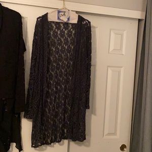 Lace long over piece